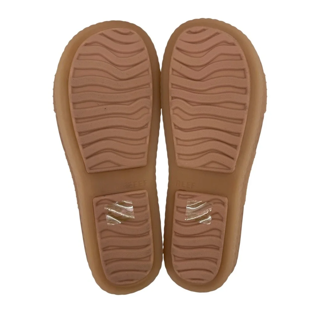 Reef Water Vista Tan Sandals Women Size 9 Water Friendly Backstrap Beach Shoes